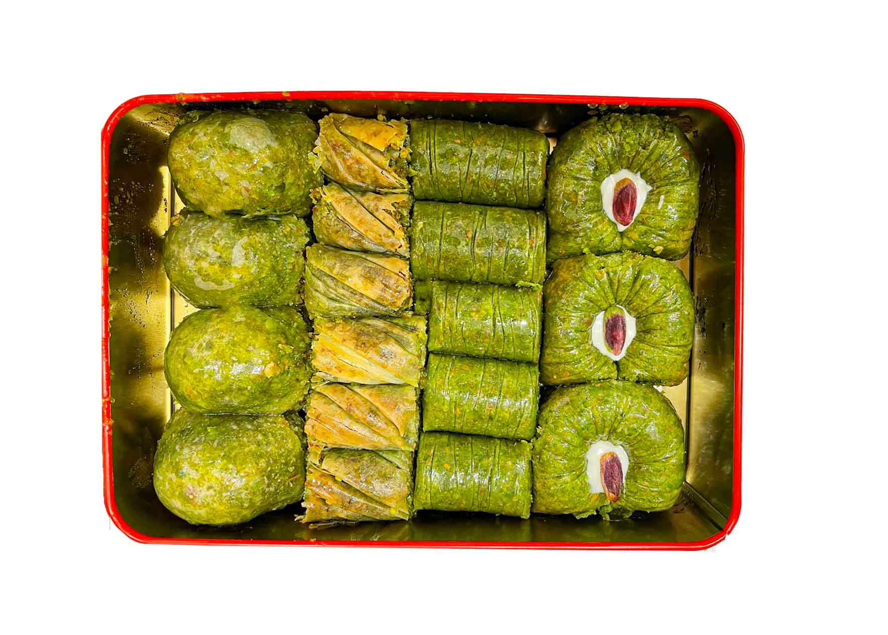 Assorted Pistachio Baklava Mini Box-3