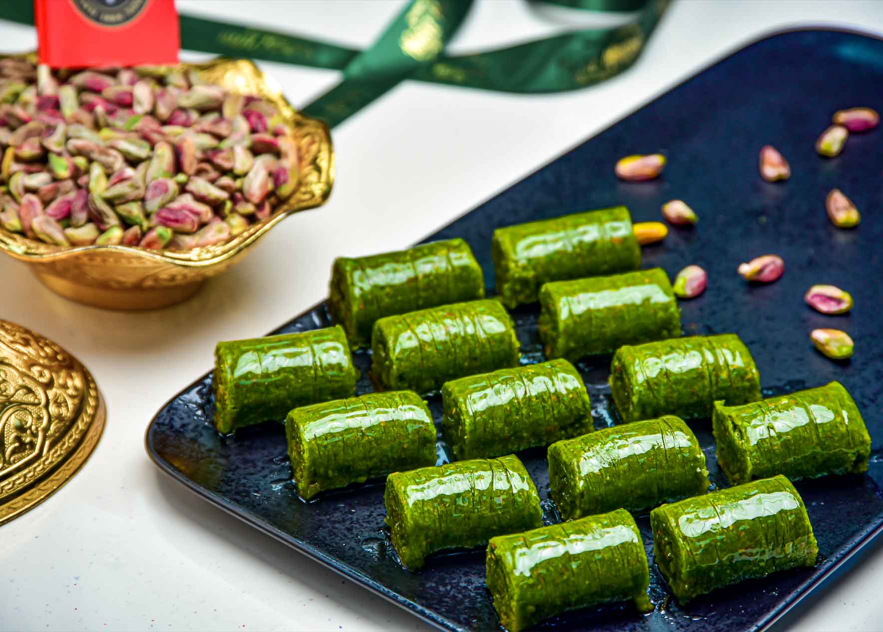 Pistachio Wrap Baklava