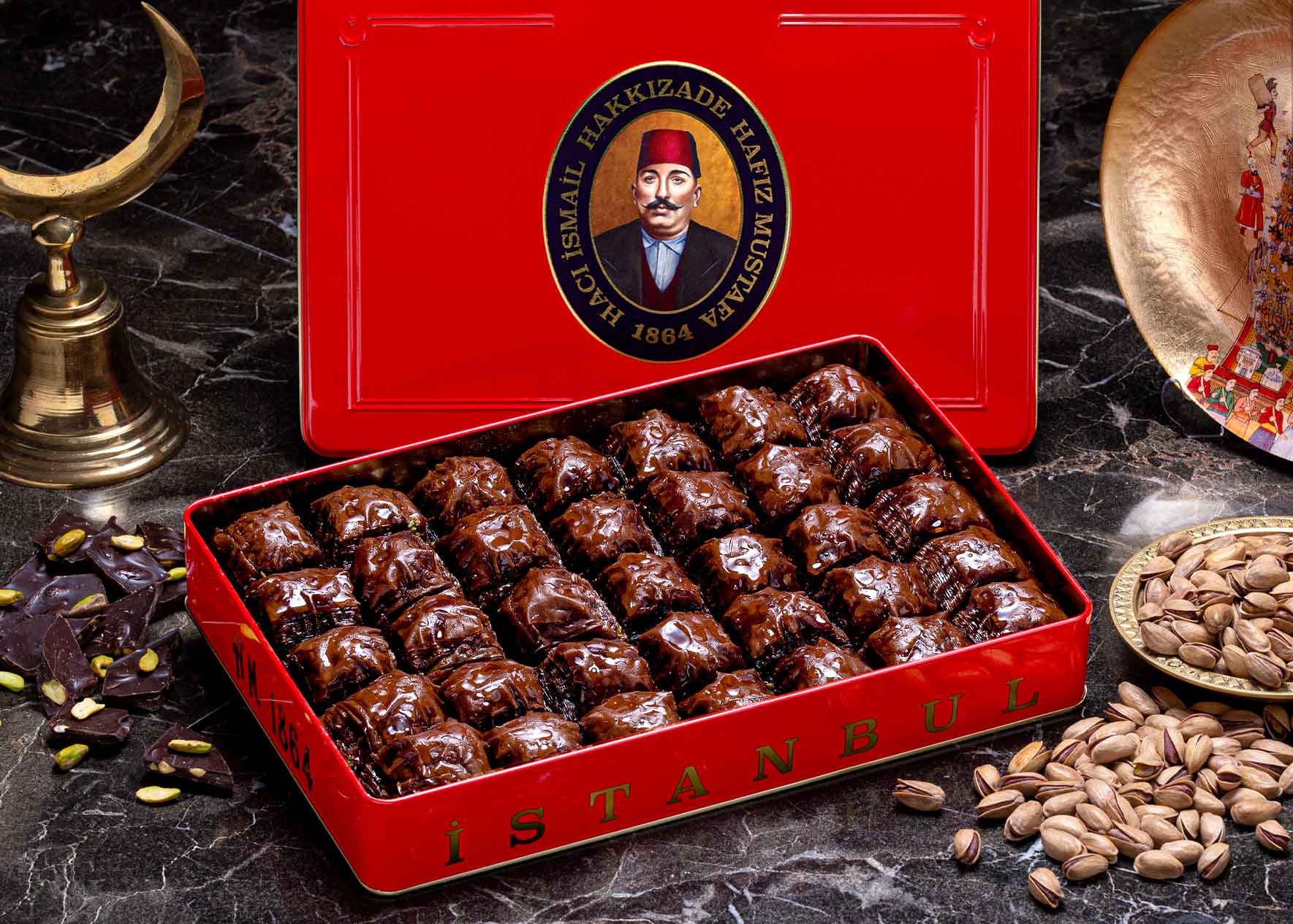 Pistachio Chocolate Baklava L-Box