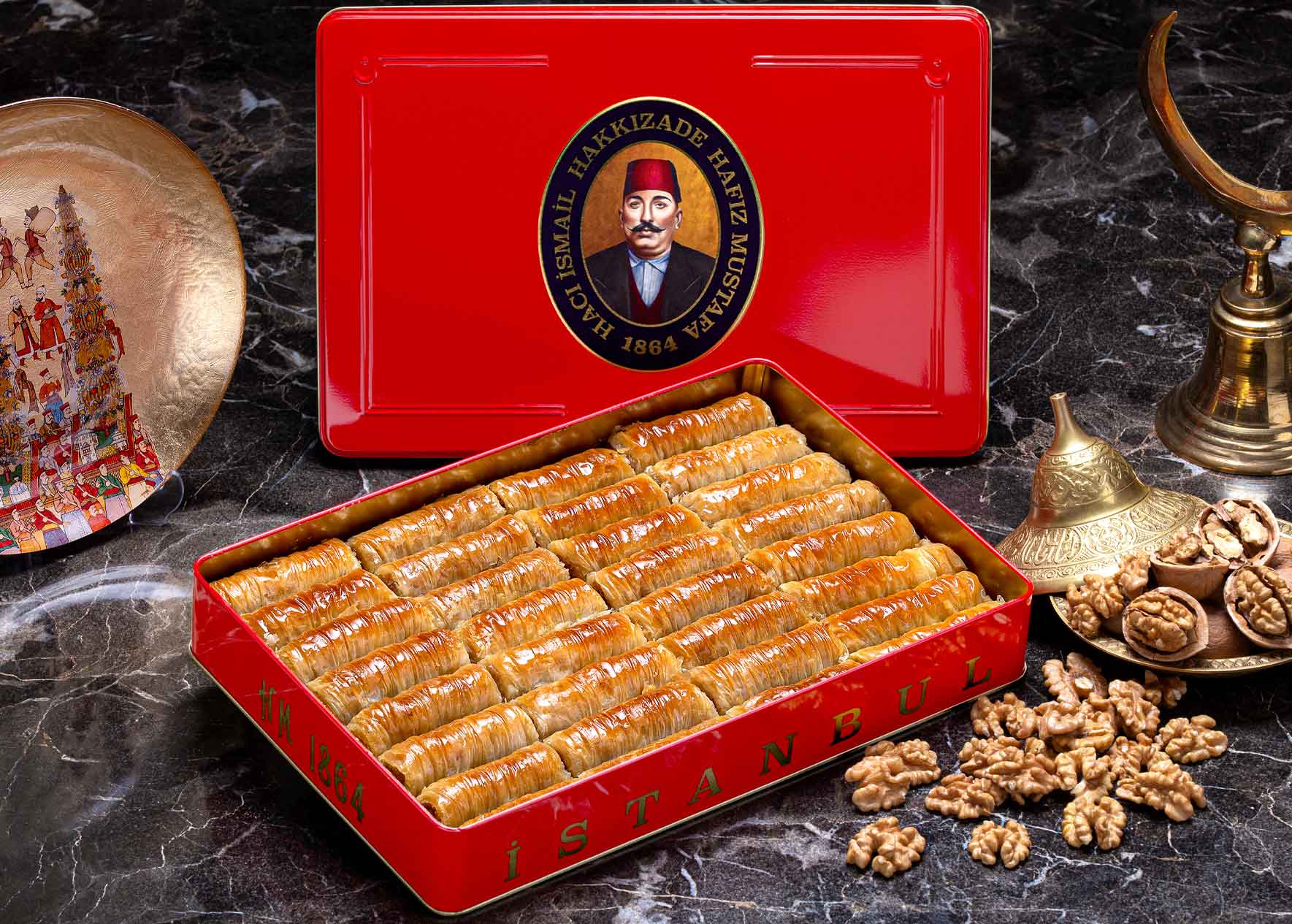 Walnut Twisted Roll Baklava L-Box