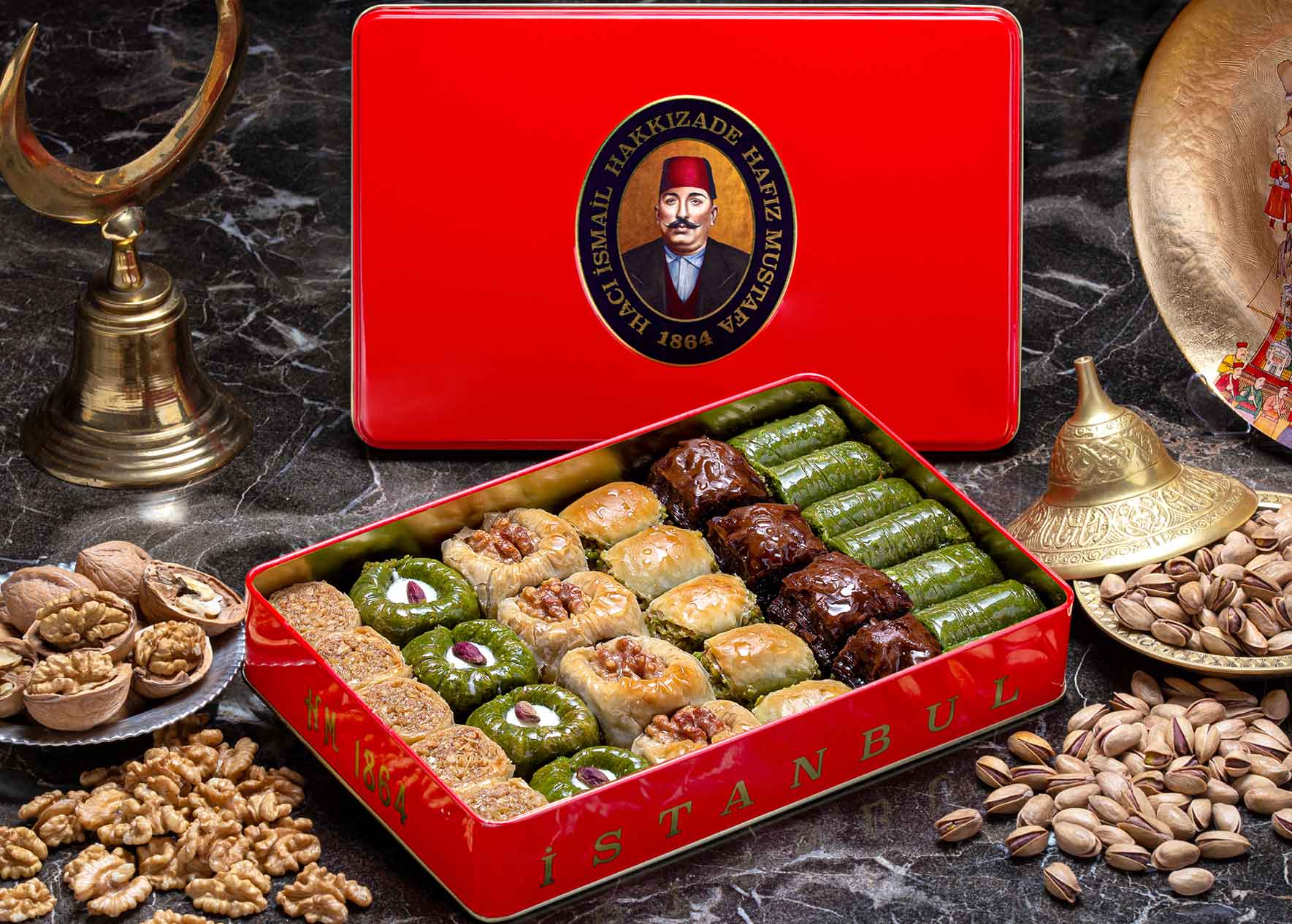 Pistachio and Walnut Mix Baklava M-Box 1