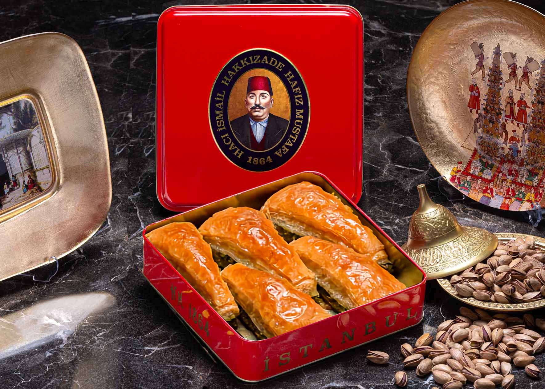 Pistachio Carrot-Sliced Baklava S-Box