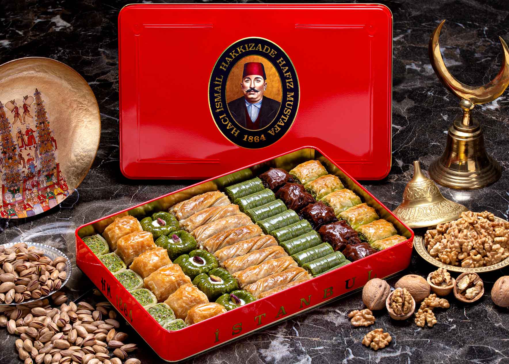 Pistachio and Walnut Mix Baklava XL-Box 2