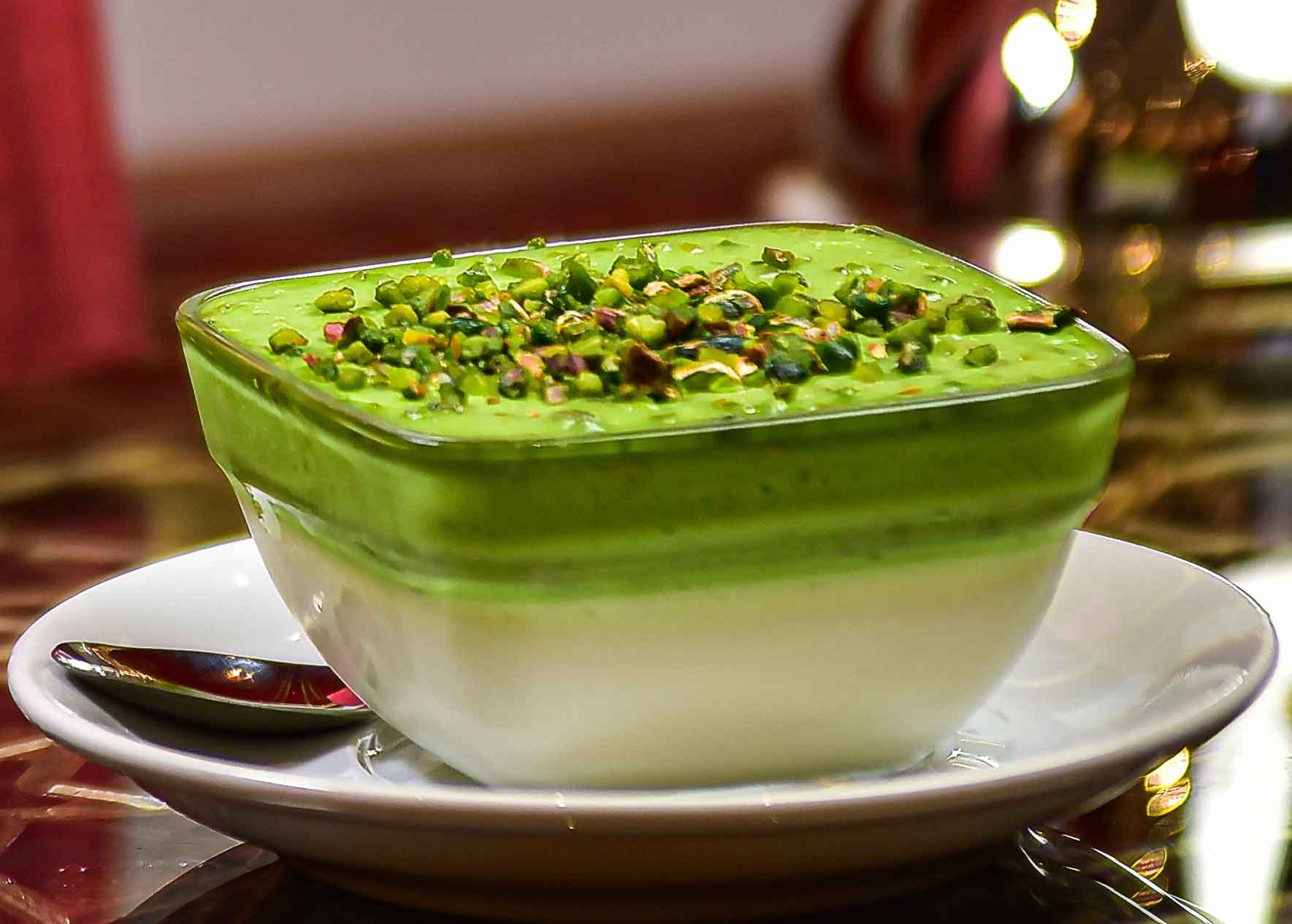 Pistachio Milk Pudding