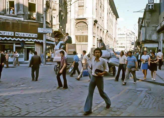 Snapshot of historic Bahçekapı in 1972
